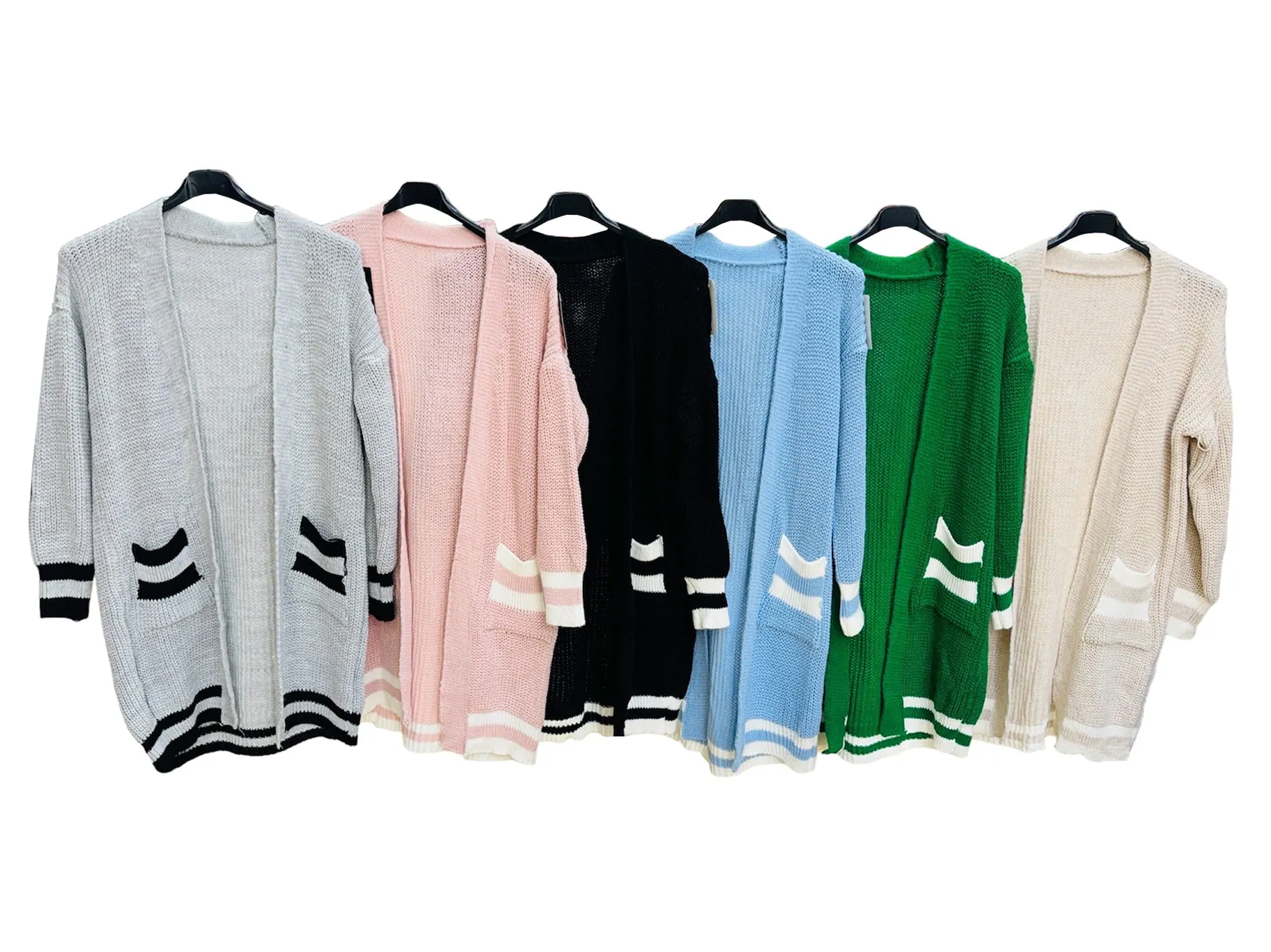 2 Pocket Stripe Cardigan