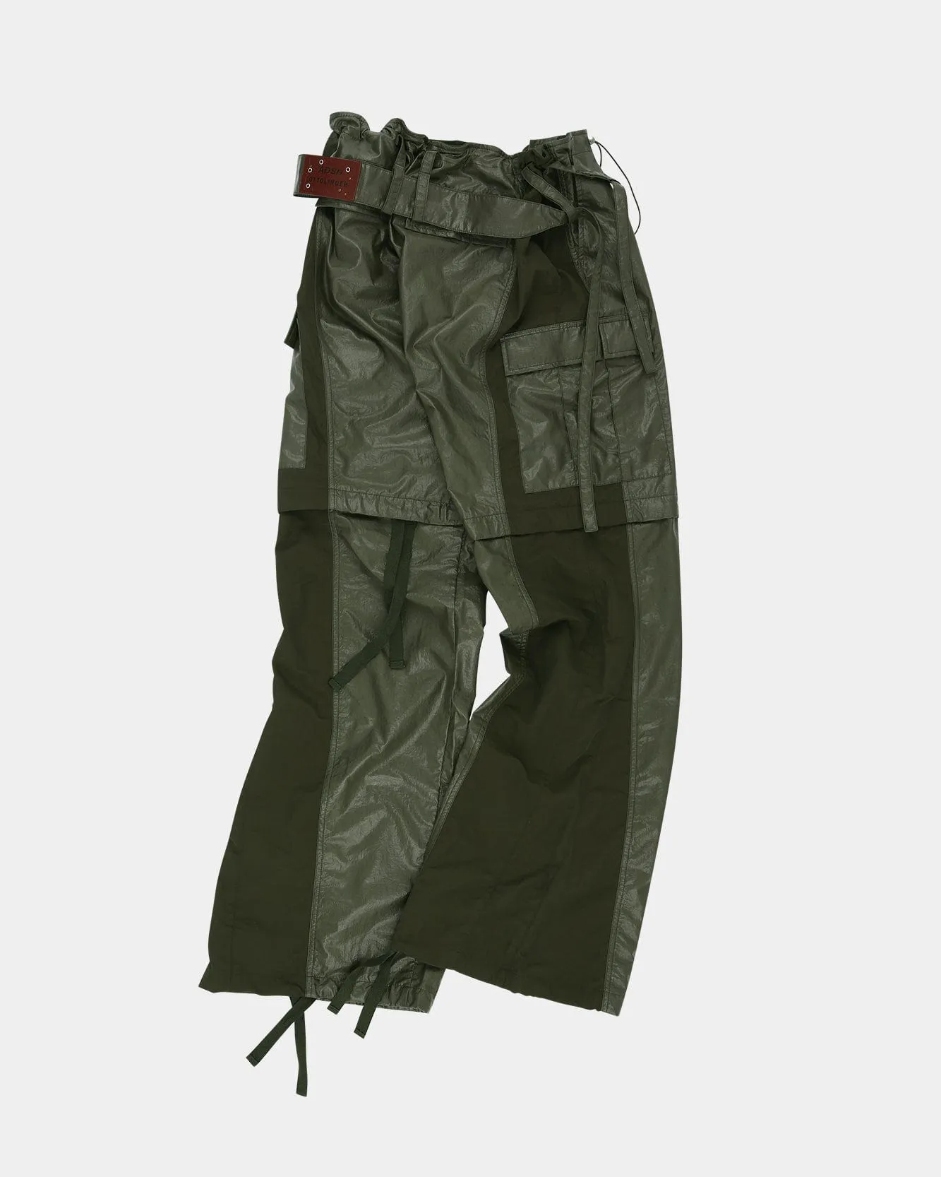 ADSB X OTTOLINGER ADJUSTABLE PARACHUTE PANTS apa776w(KHAKI)