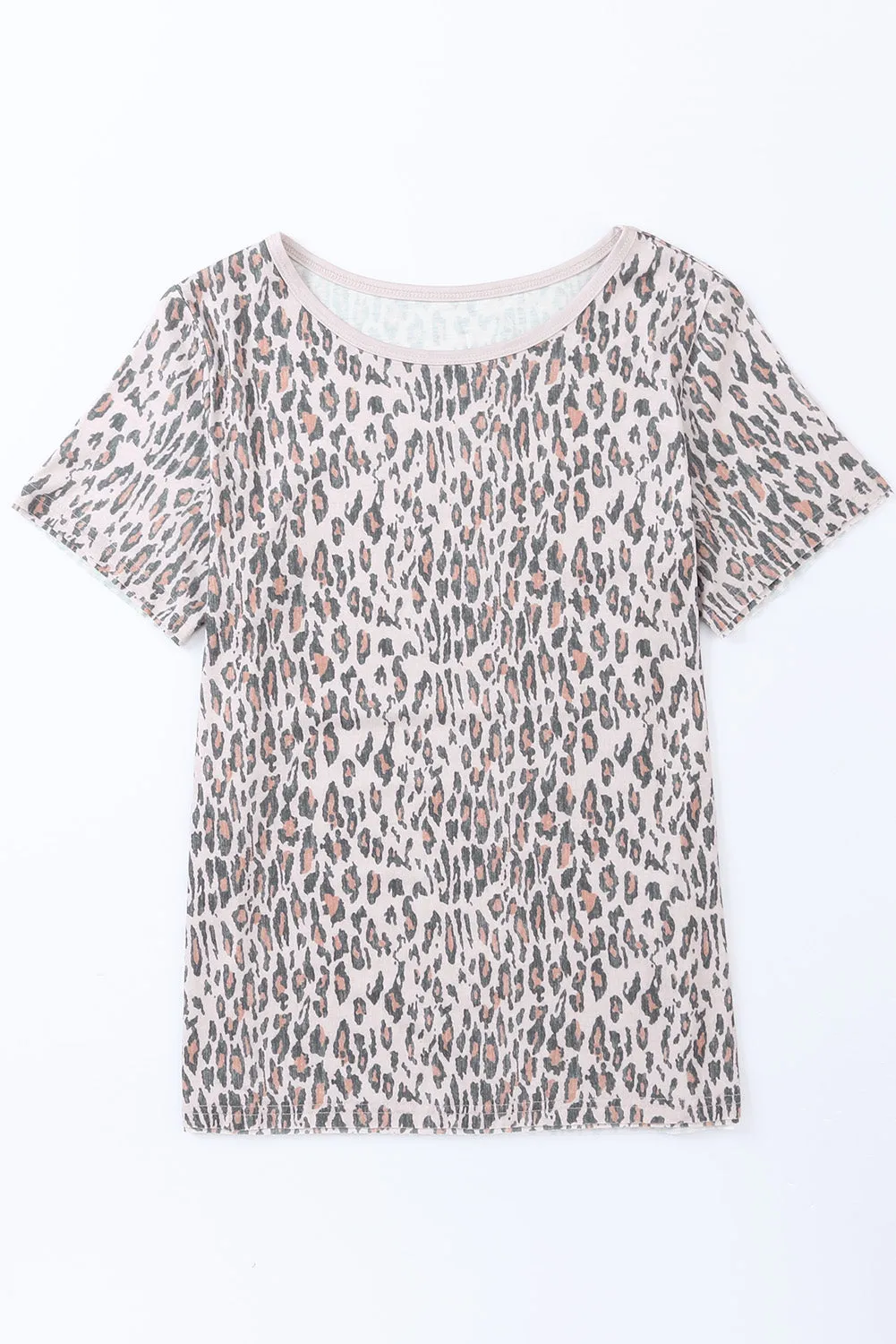 Animal Print Casual T-shirt