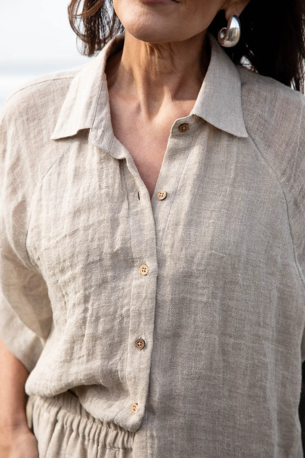 Arana Linen Shirt - Natural