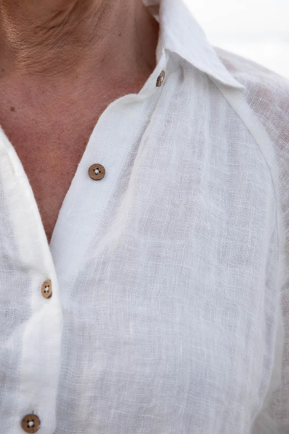 Arana Linen Shirt - Off White