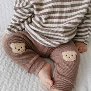 Baby Waffle Animal Print Pants