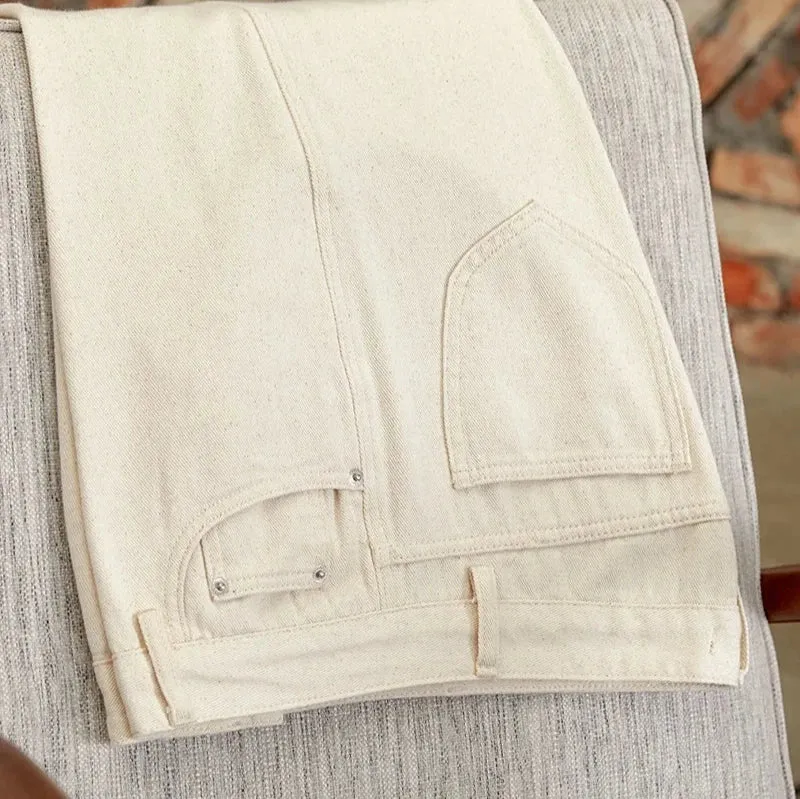 British pure cotton old money pants