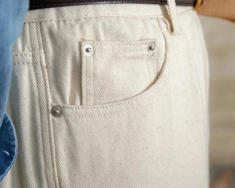 British pure cotton old money pants