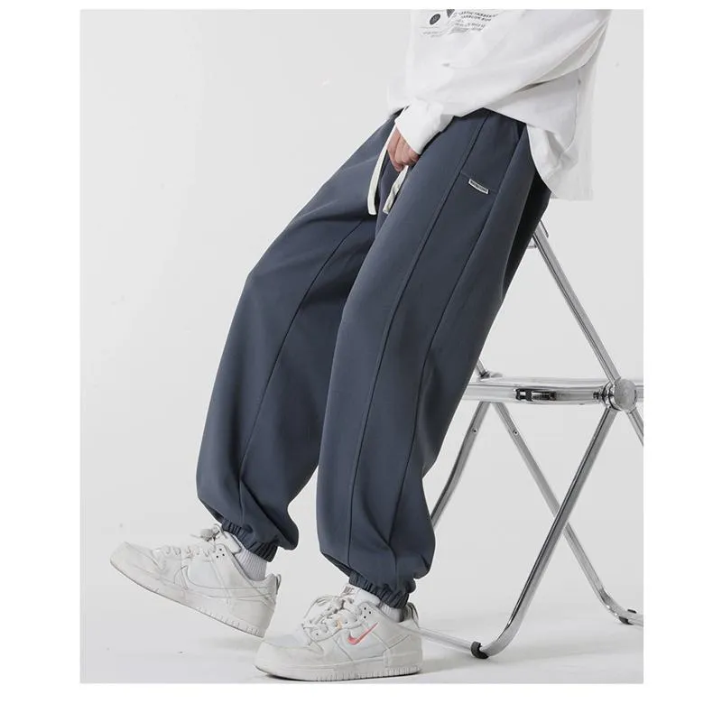 Casual Sports Knitted Tapered Pants