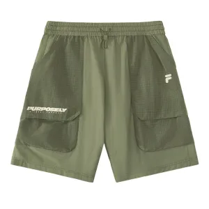 FILA FUSION INLINE URBAN TECH Men Woven Pants (Green)