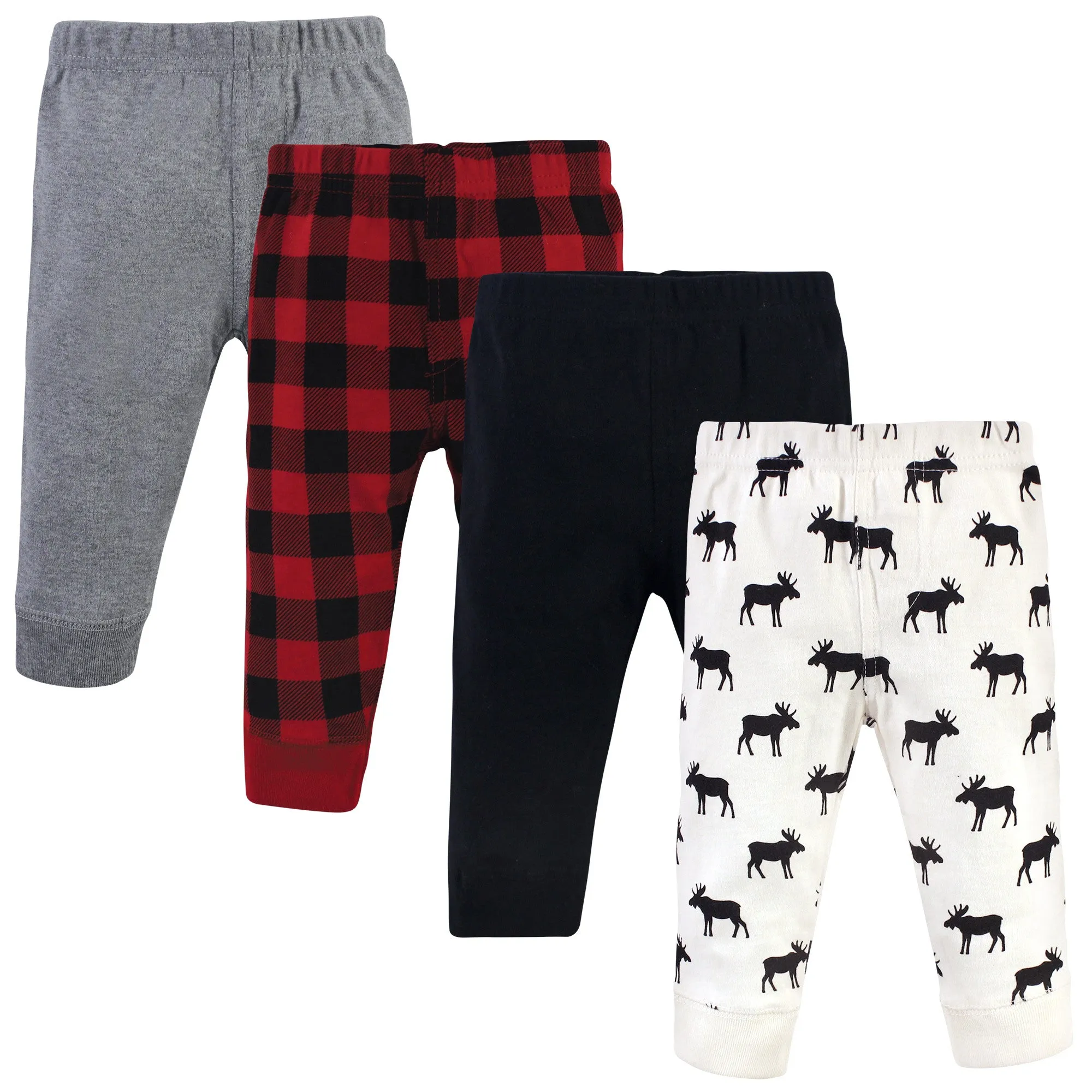 Hudson Baby Cotton Pants and Leggings, Moose