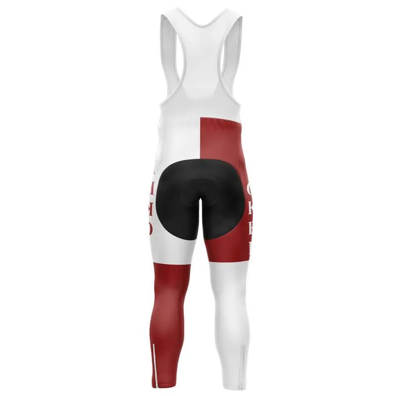 JOKER RED WHITE Bib Pants