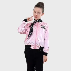 Kids Ladies Grease Jacket Costume