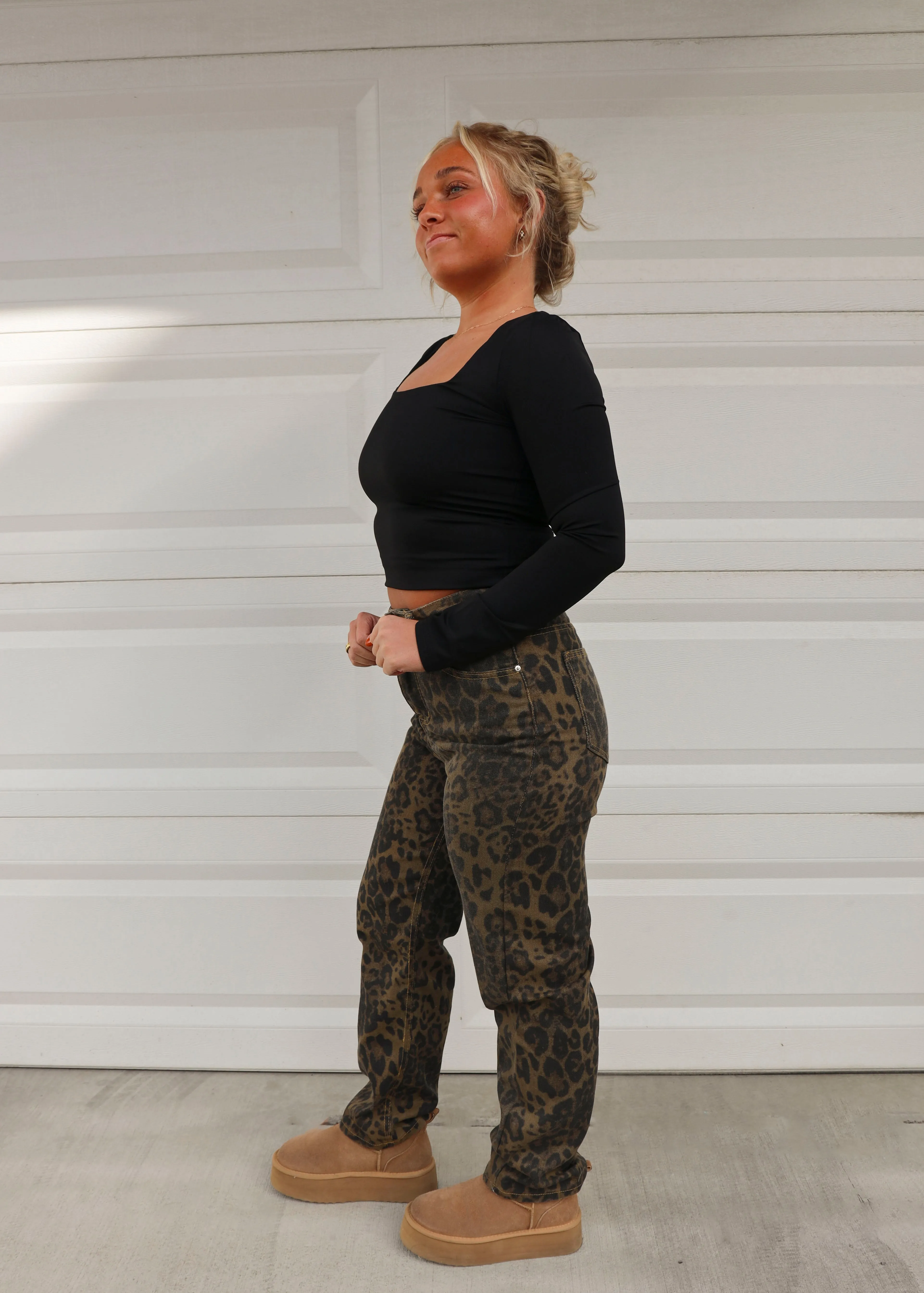 Leopard Print Pants