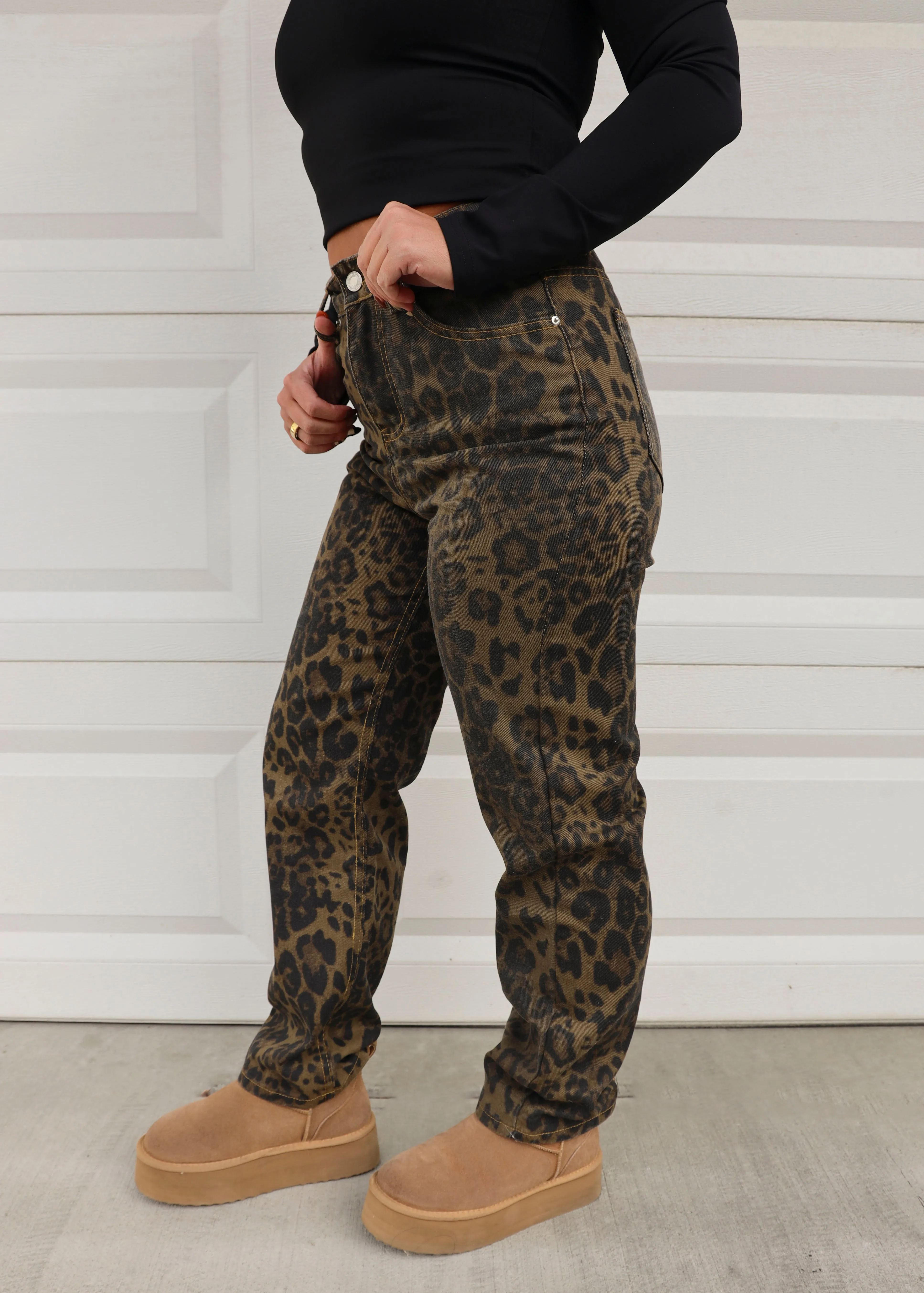 Leopard Print Pants