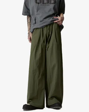 Lightweight Parachute Straight Fit Casual Wide Pants