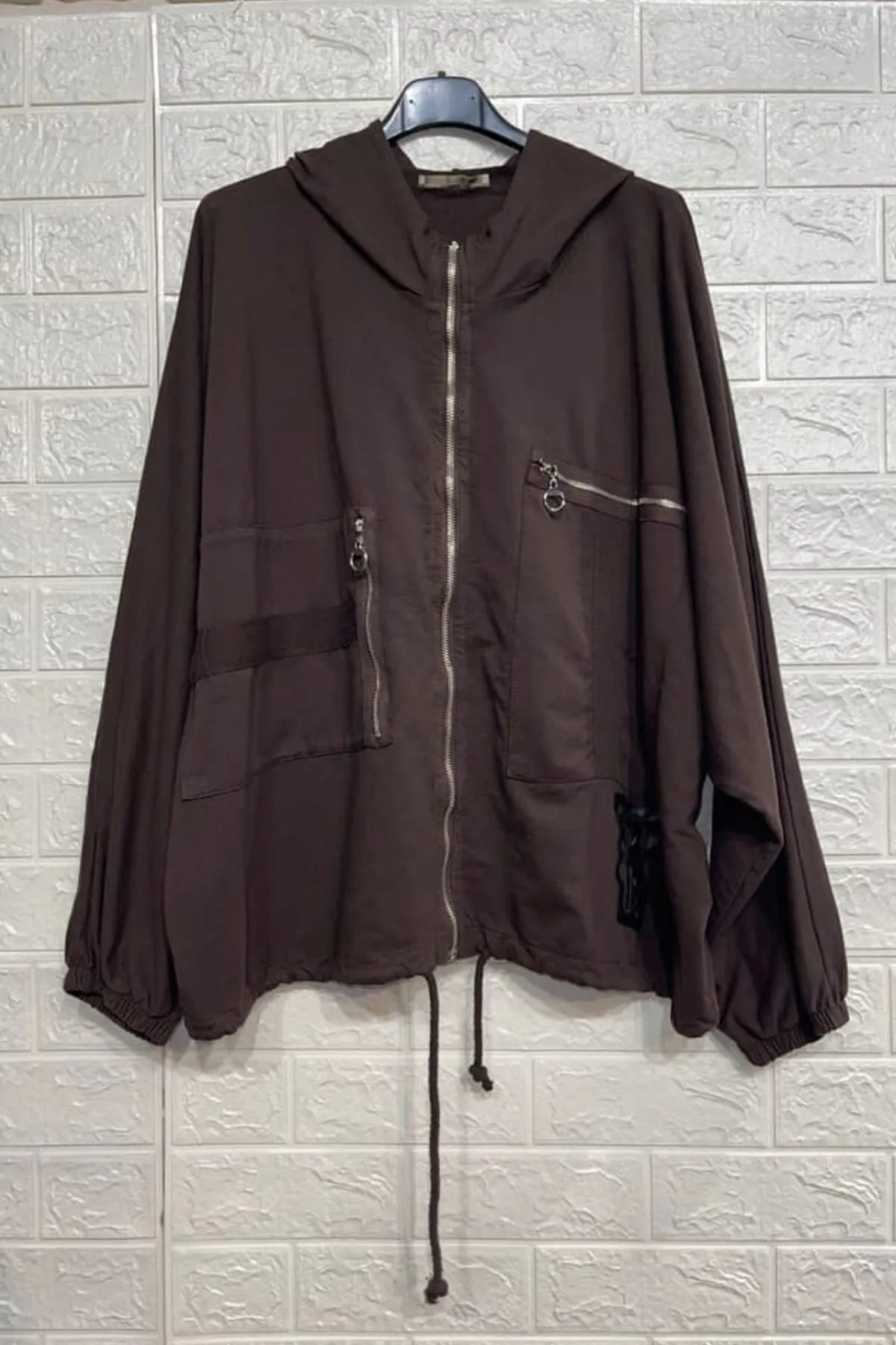 Long Sleeve Zipper With Hood