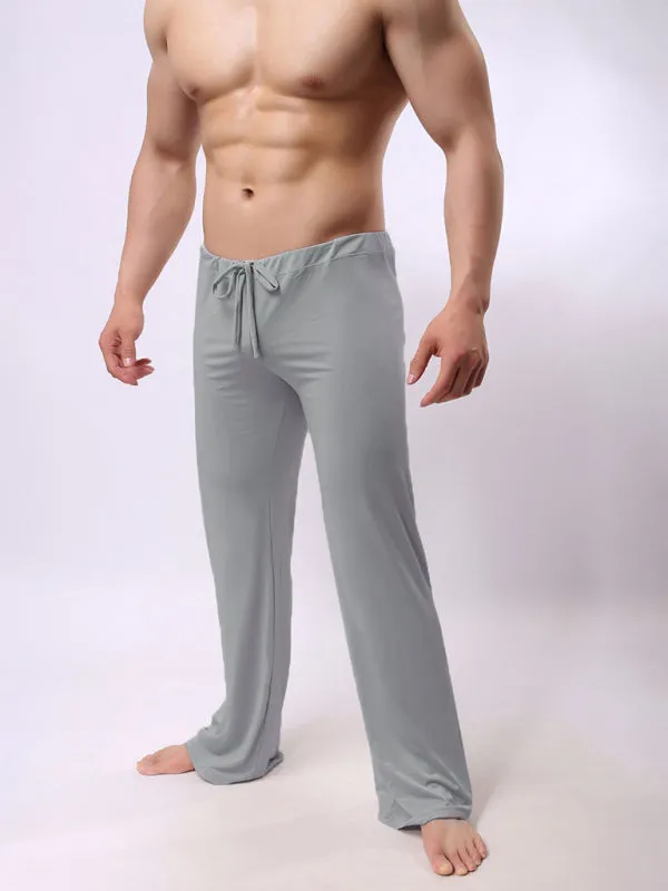 Men's casual pants breathable cool home pants pants