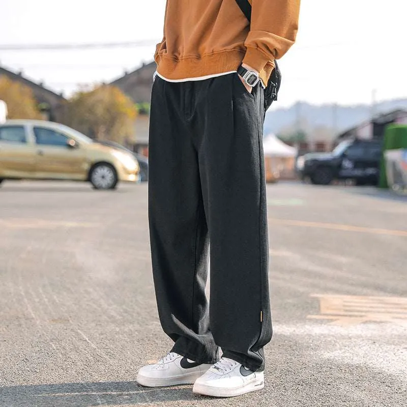 Men's Casual Straight Leg Cotton Pants