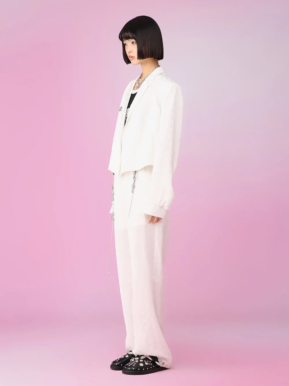 MUKZIN New White Comfortable Suit Pants