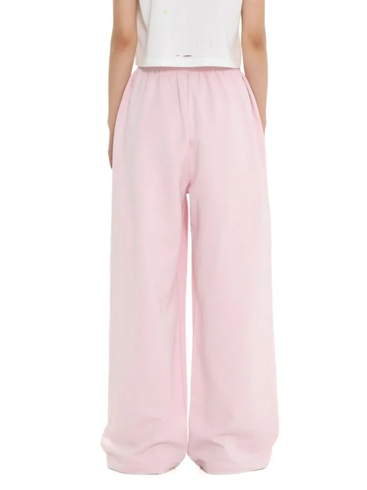 Pink Girls Comfortable Sweat Pants【s0000008640】