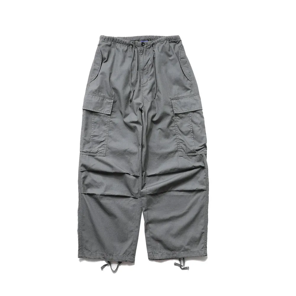 Pocket Cargo Joggers Pants - Pleated Safari Style - Solid Color