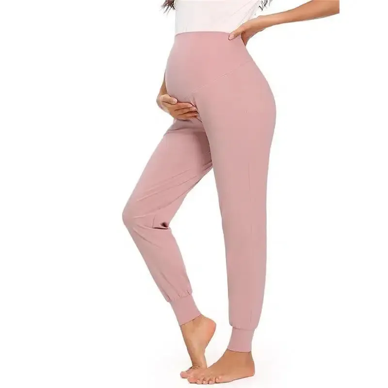 Pregnancy Stretch Lounge Pants with High Waist