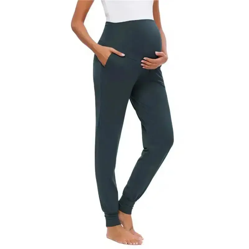 Pregnancy Stretch Lounge Pants with High Waist