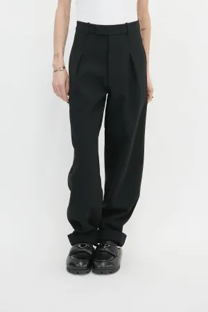 PSALM BOYISH HEAVY CREPE PANTS