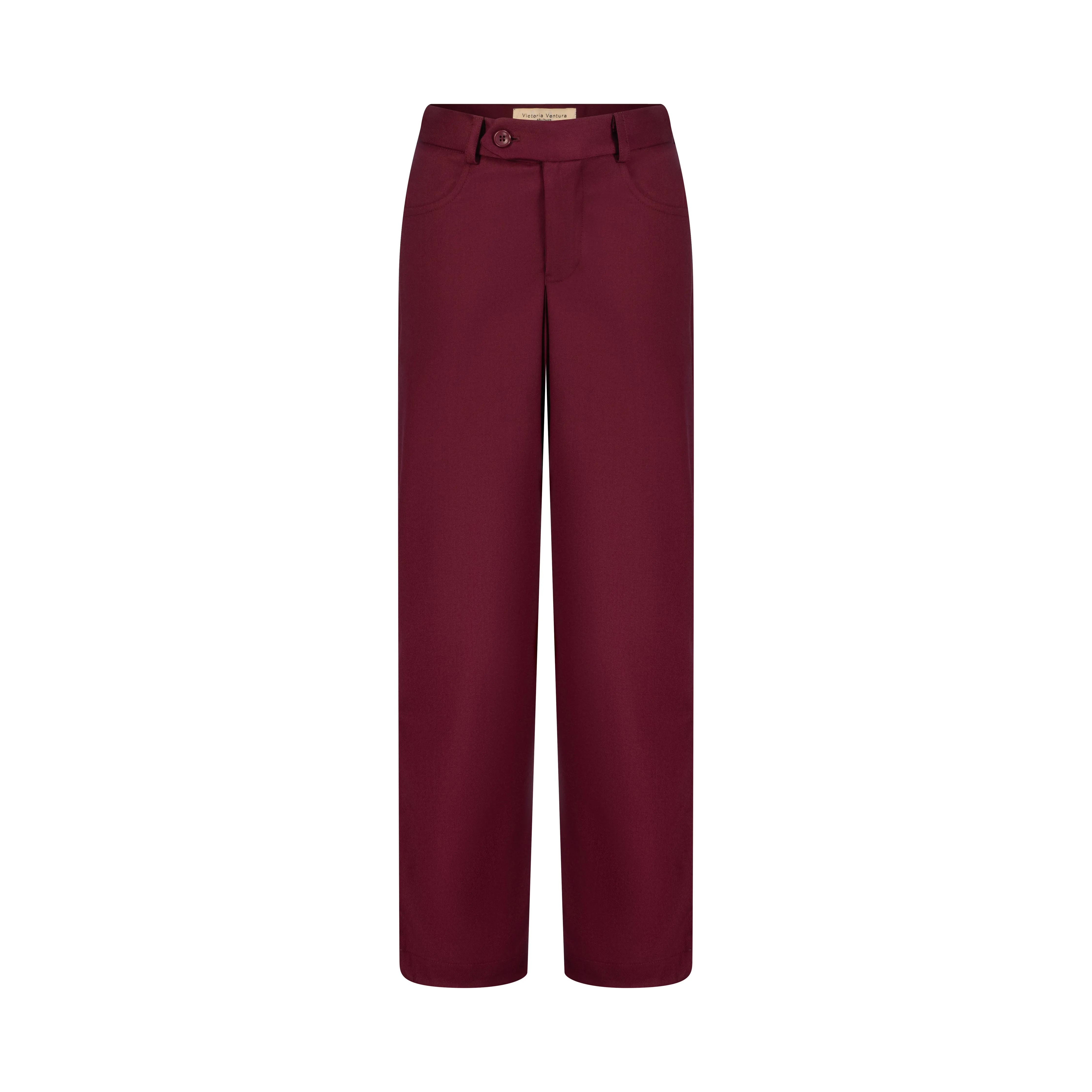 Rich Maroon Boy's Trouser