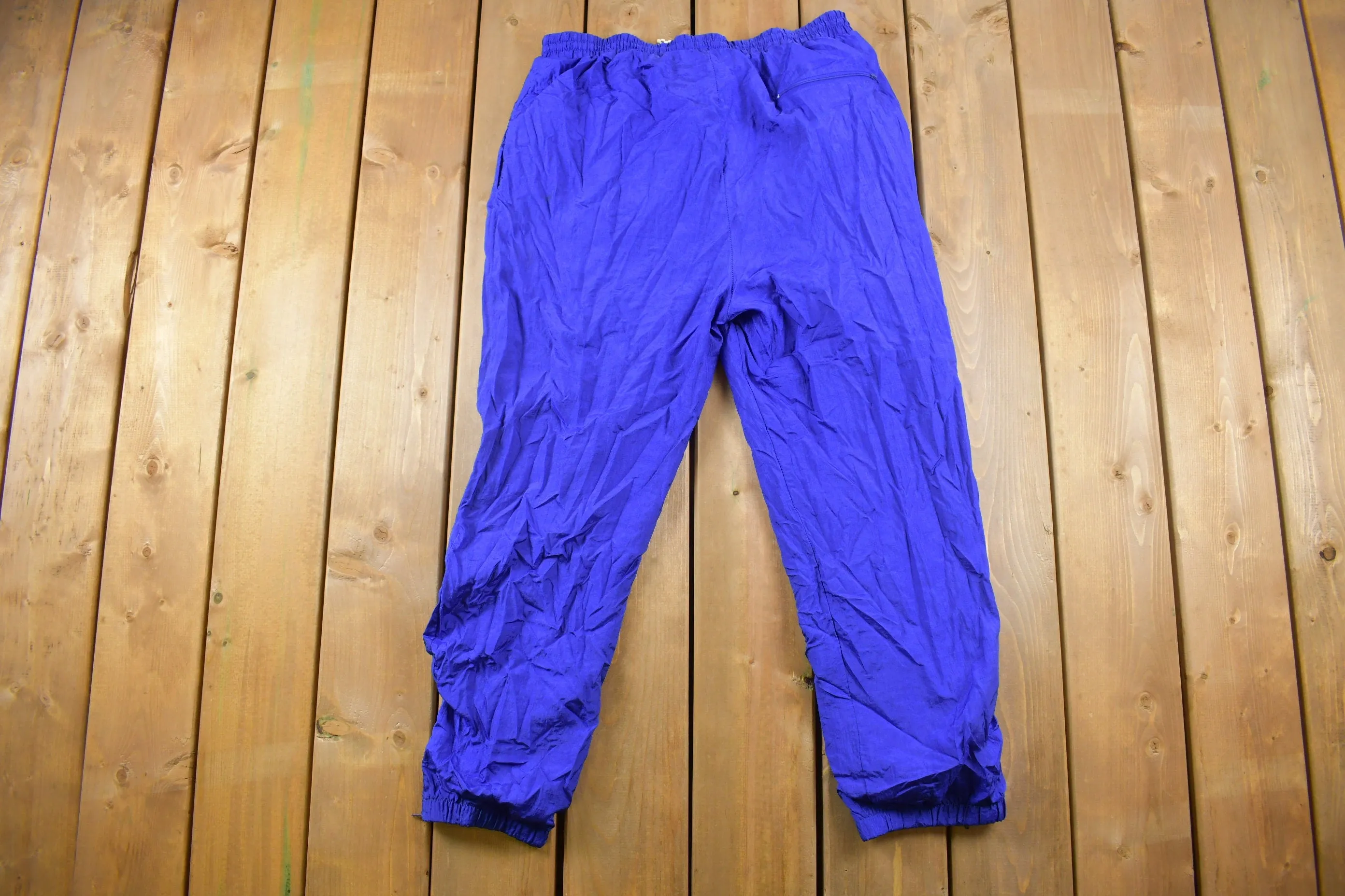 Vintage 1990s Wilson Blue Track Pants Size Large