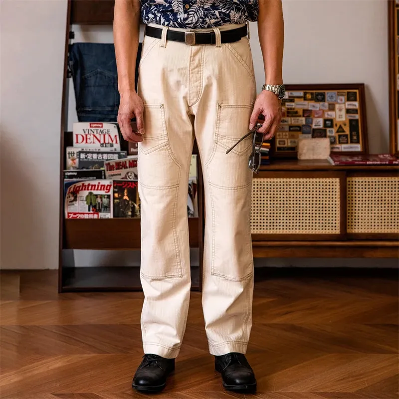 Vintage Inspired Casual Pants - HBT Derrickman Overalls