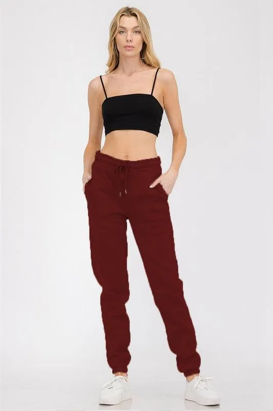 Womens Lounge Sweat Pants Jogger Cotton