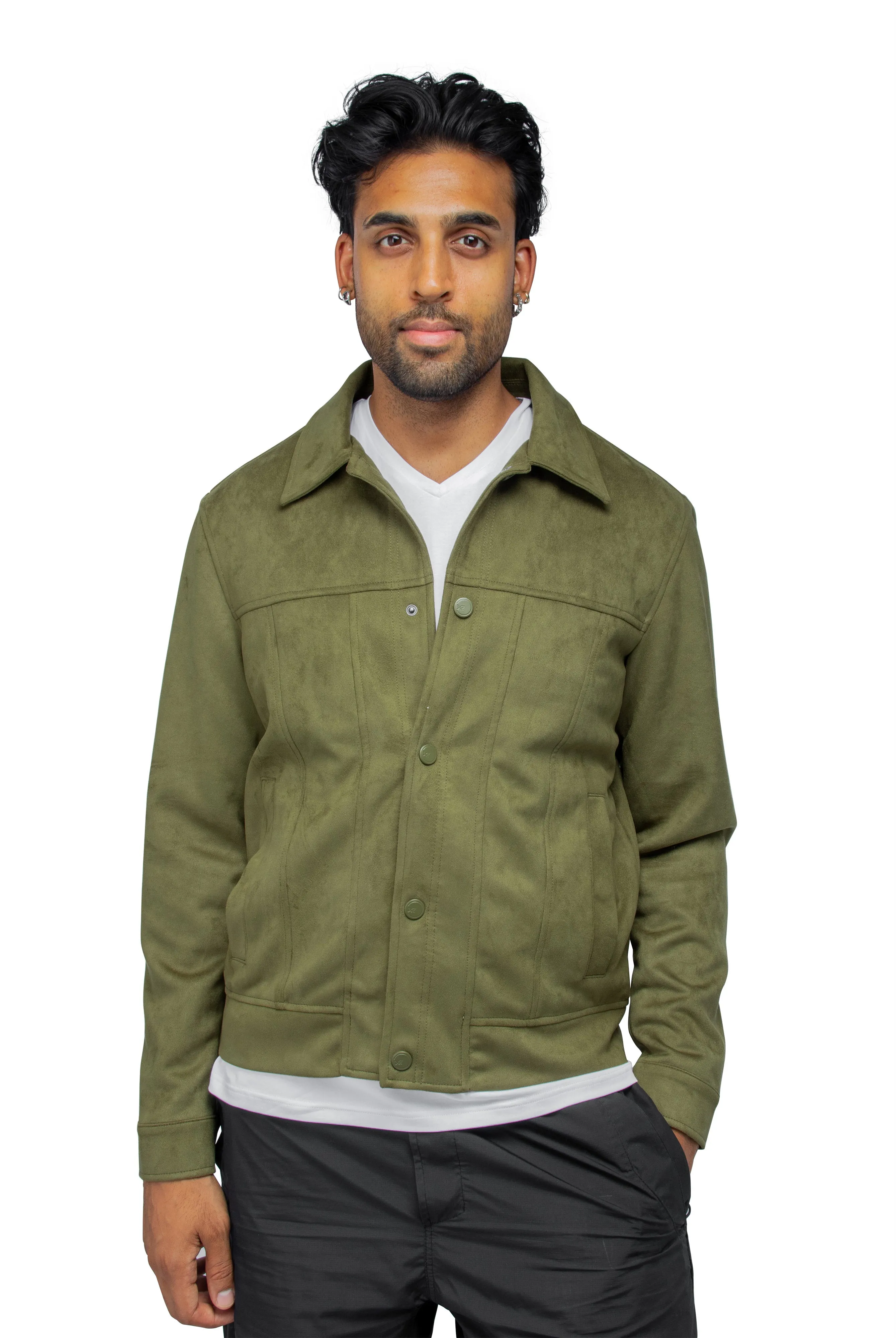 X RAY Men's Faux Suede Jacket