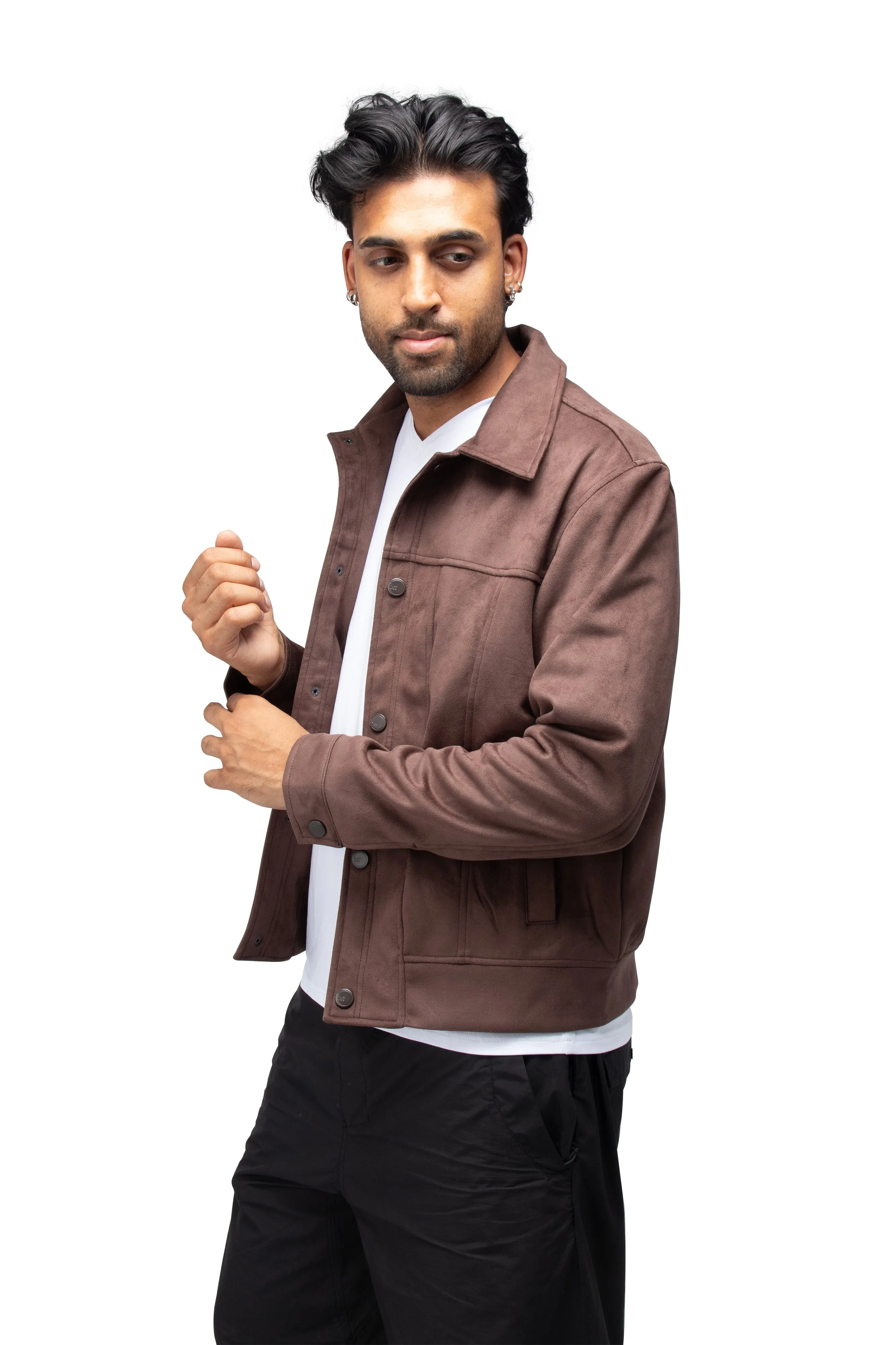 X RAY Men's Faux Suede Jacket