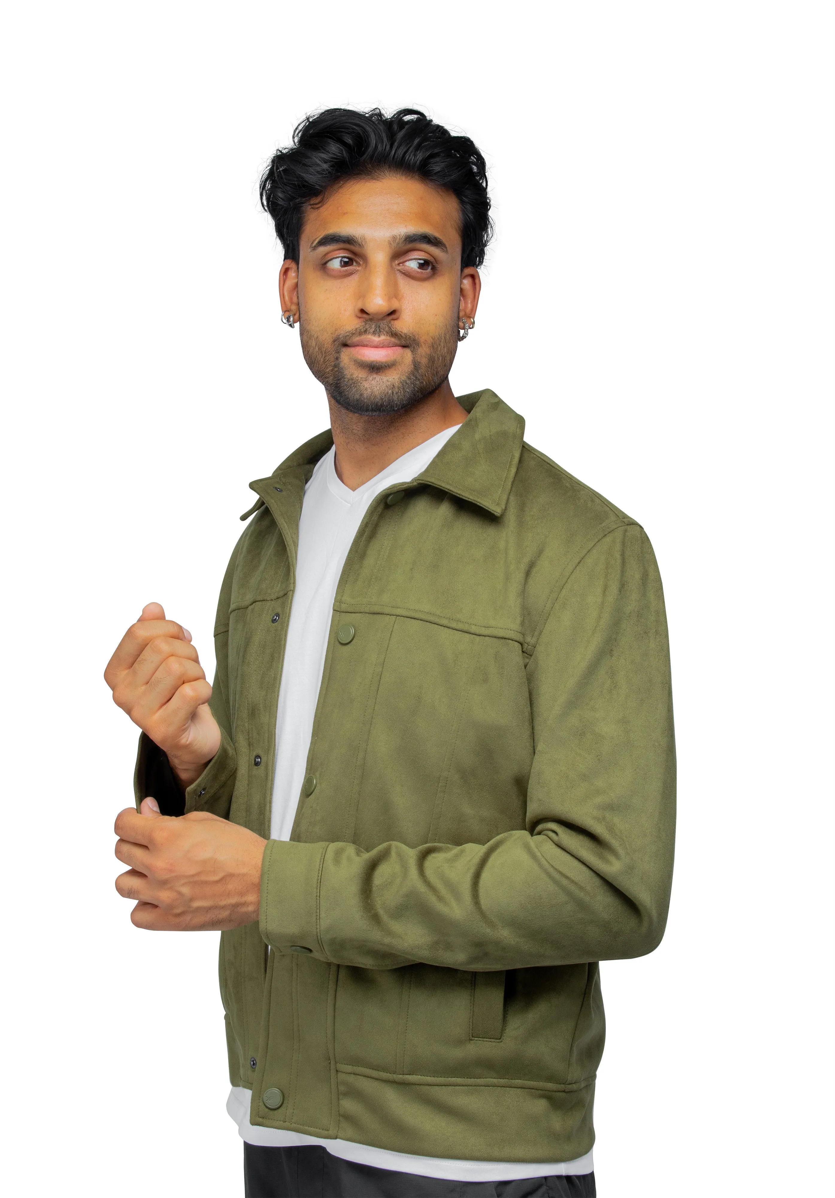 X RAY Men's Faux Suede Jacket