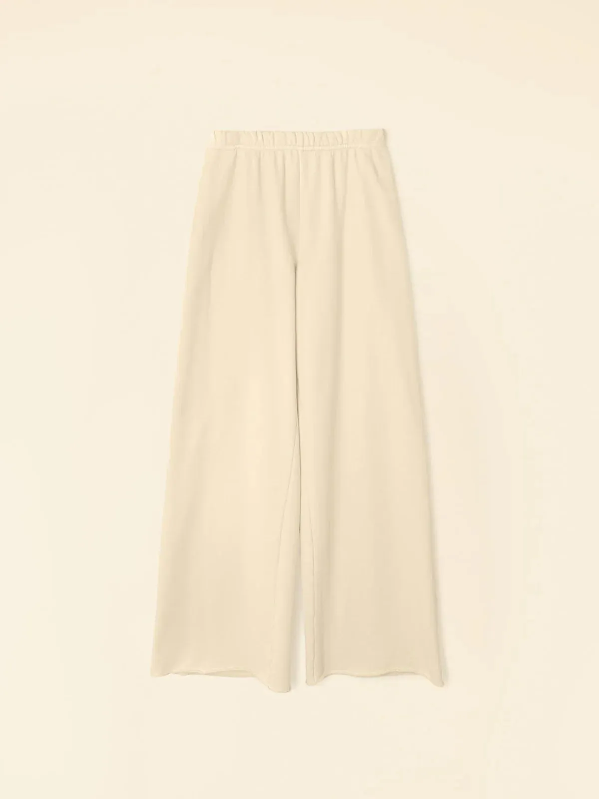 Xix8wfp002 Cream Wide Leg Pant